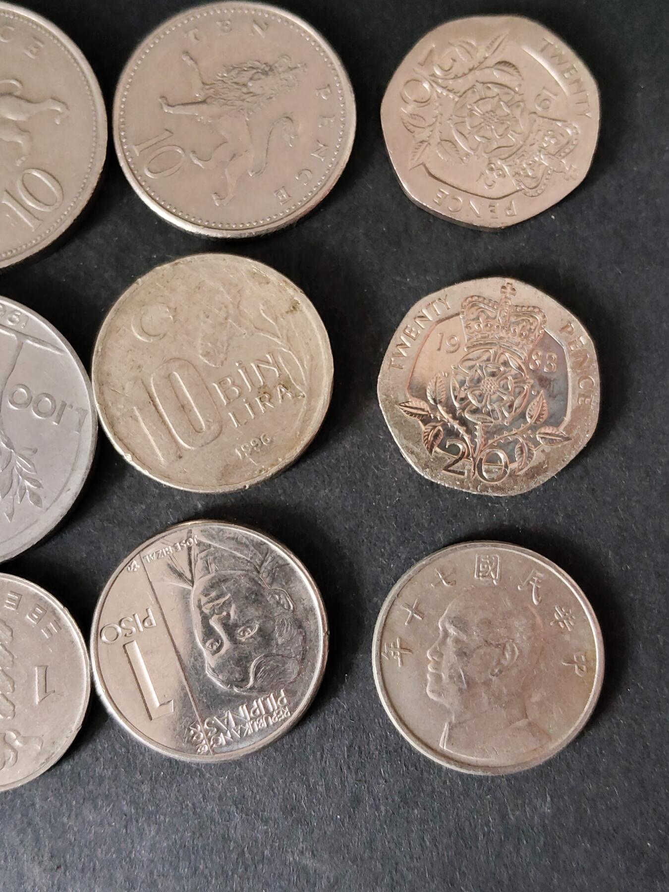 猩哥外币小铺➨【第225场】 硬币9个