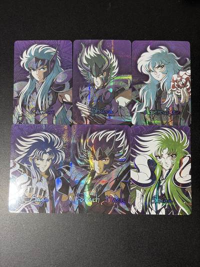 NO.28 好又多金牌大场，每周一站式配齐，方便凑单！（周6晚9点截拍，卖家送拍0抽成！） - 骁骑营卡牌 复古圣斗士系列 星光彩闪6张