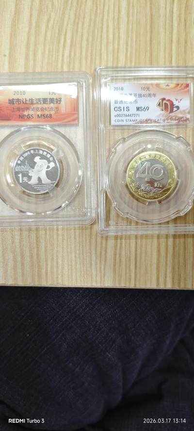纪念币两枚 - 纪念币两枚