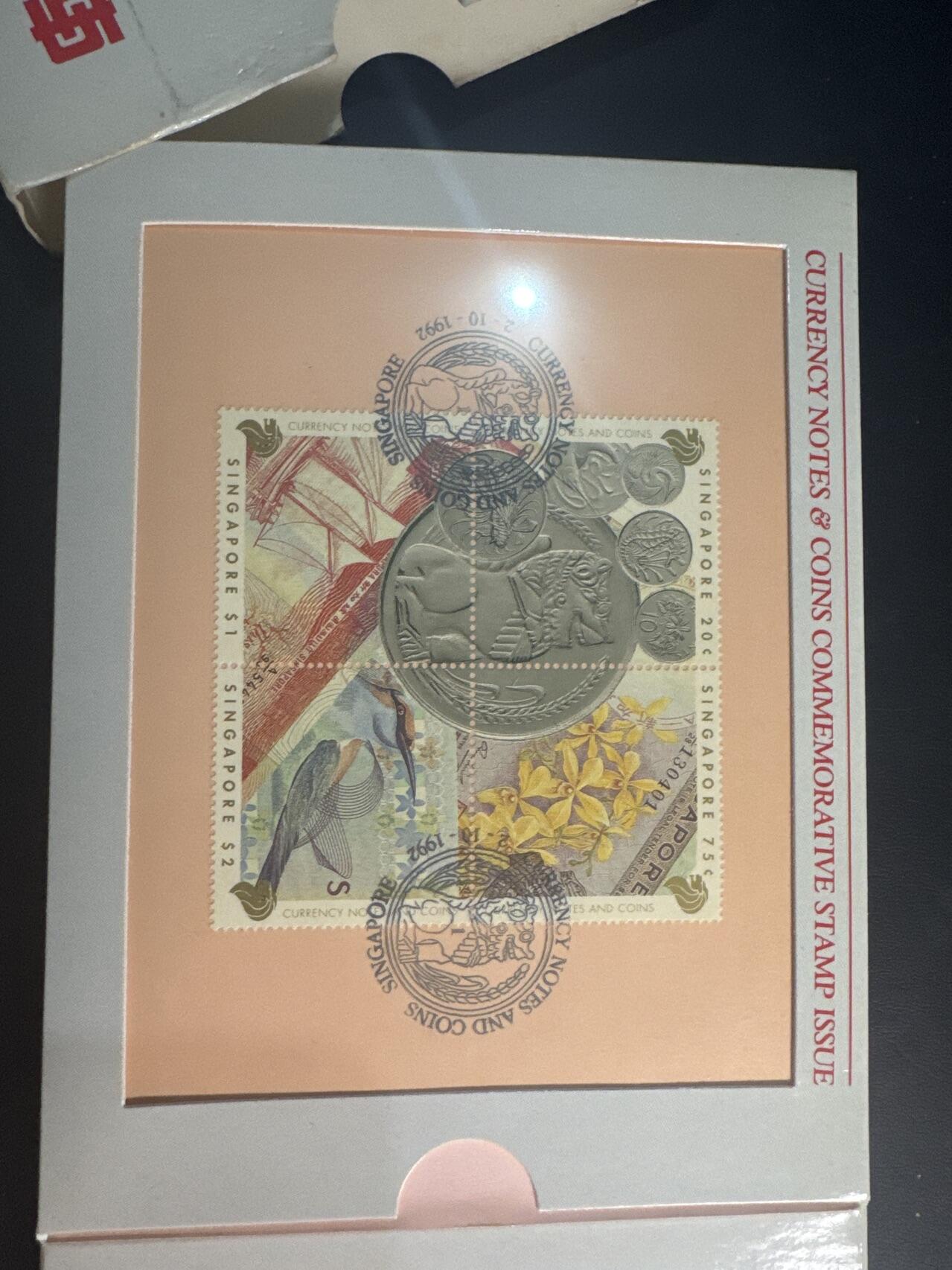 ❤️【币观天下】❤️ 第346期钱币拍卖场- 2026.3.27周五晚上6点半场 长期征集拍品  稀少品种 新加坡1992年货币发行25周年精制纪念银币