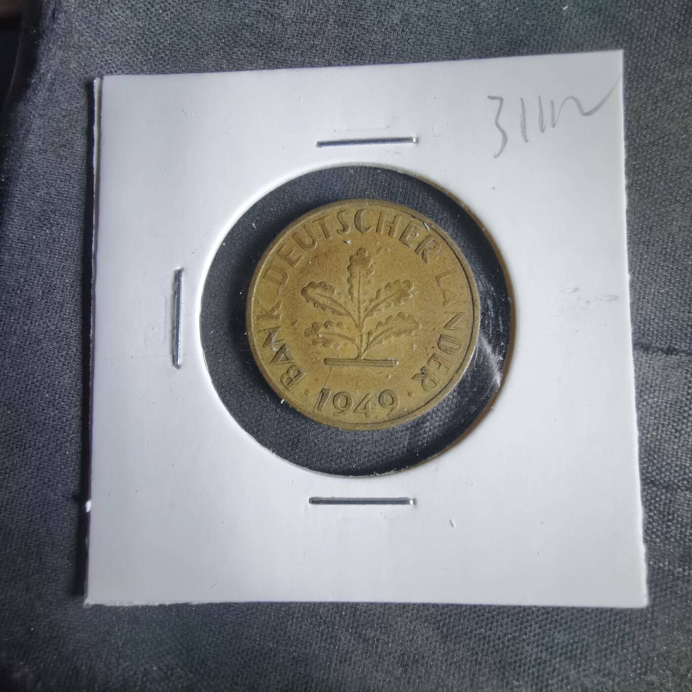 沼泽如烟--第1031场 德国1949年10芬尼