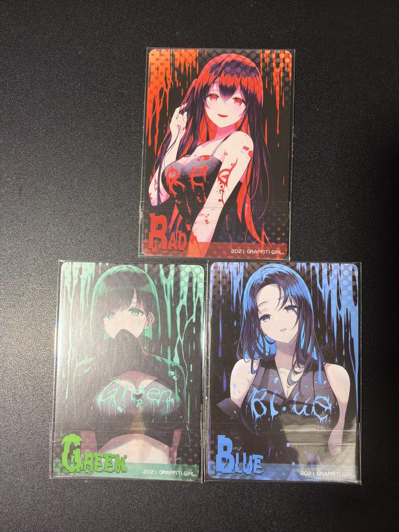 NO.28 好又多金牌大场，每周一站式配齐，方便凑单！（周6晚9点截拍，卖家送拍0抽成！） 疾风卡牌 涂鸦少女 彩闪3张