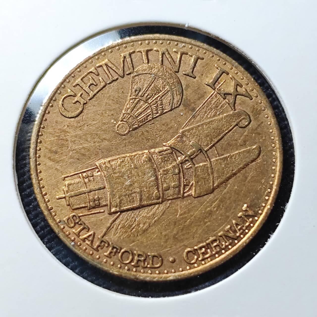 KK钱币收藏小铺  第407期 2月预留时间 周末发货  美国航天纪念铜章