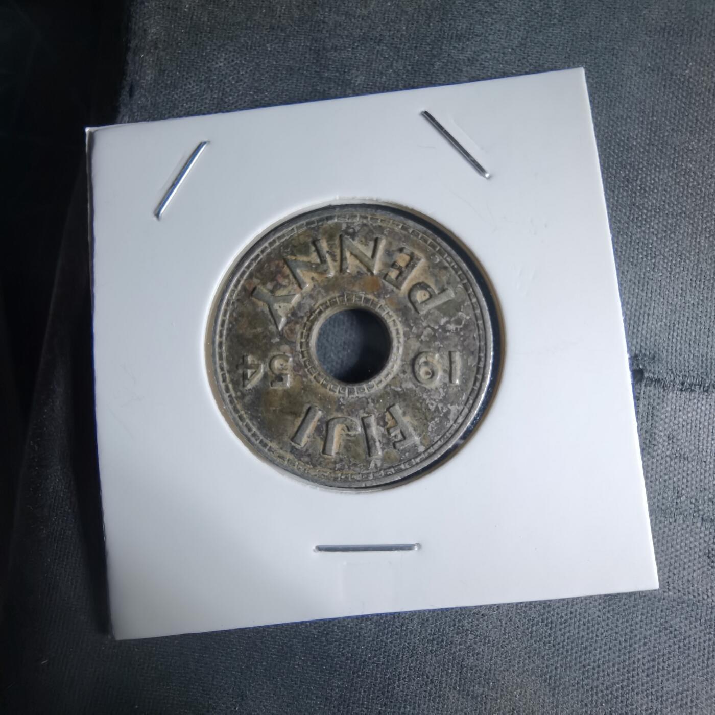 沼泽如烟--第1032场 斐济1954年1便士