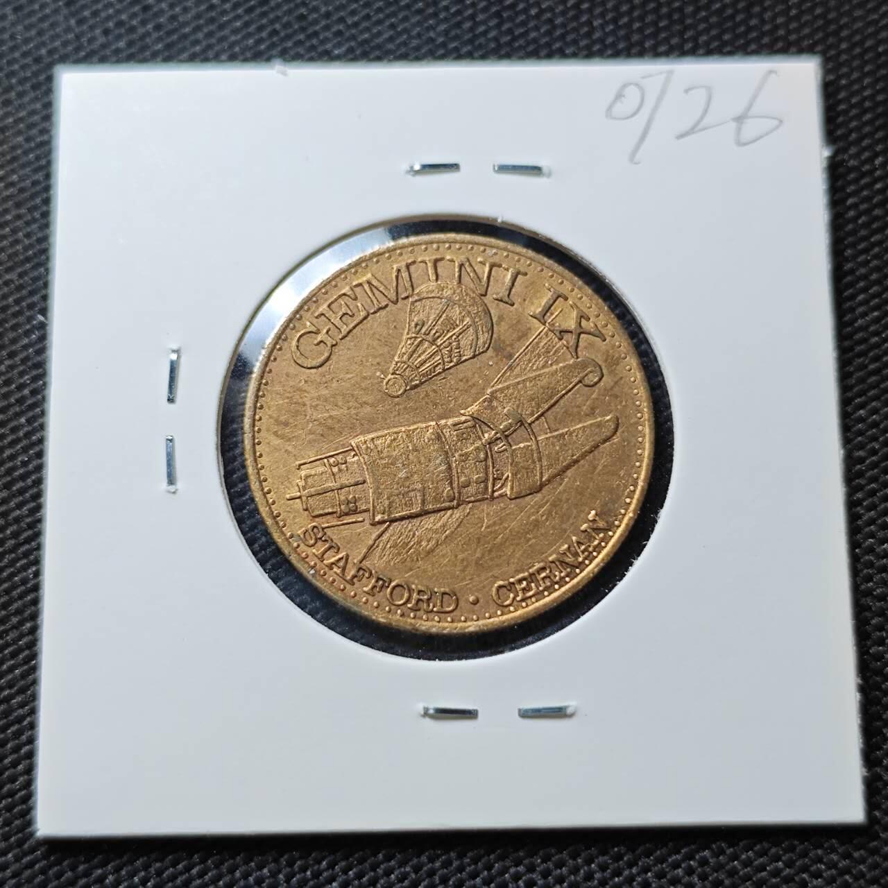 KK钱币收藏小铺  第407期 2月预留时间 周末发货  美国航天纪念铜章