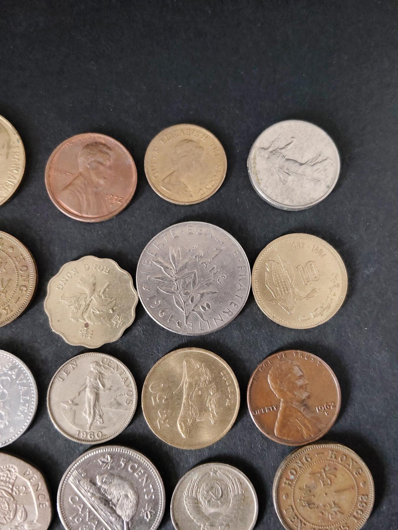 猩哥外币小铺➨【第225场】 硬币24个