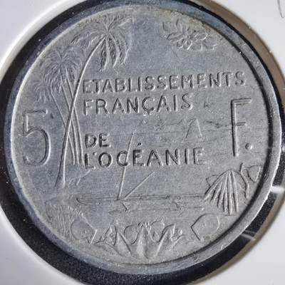 沼泽如烟--第1031场 - 法属大洋洲1952年5法郎