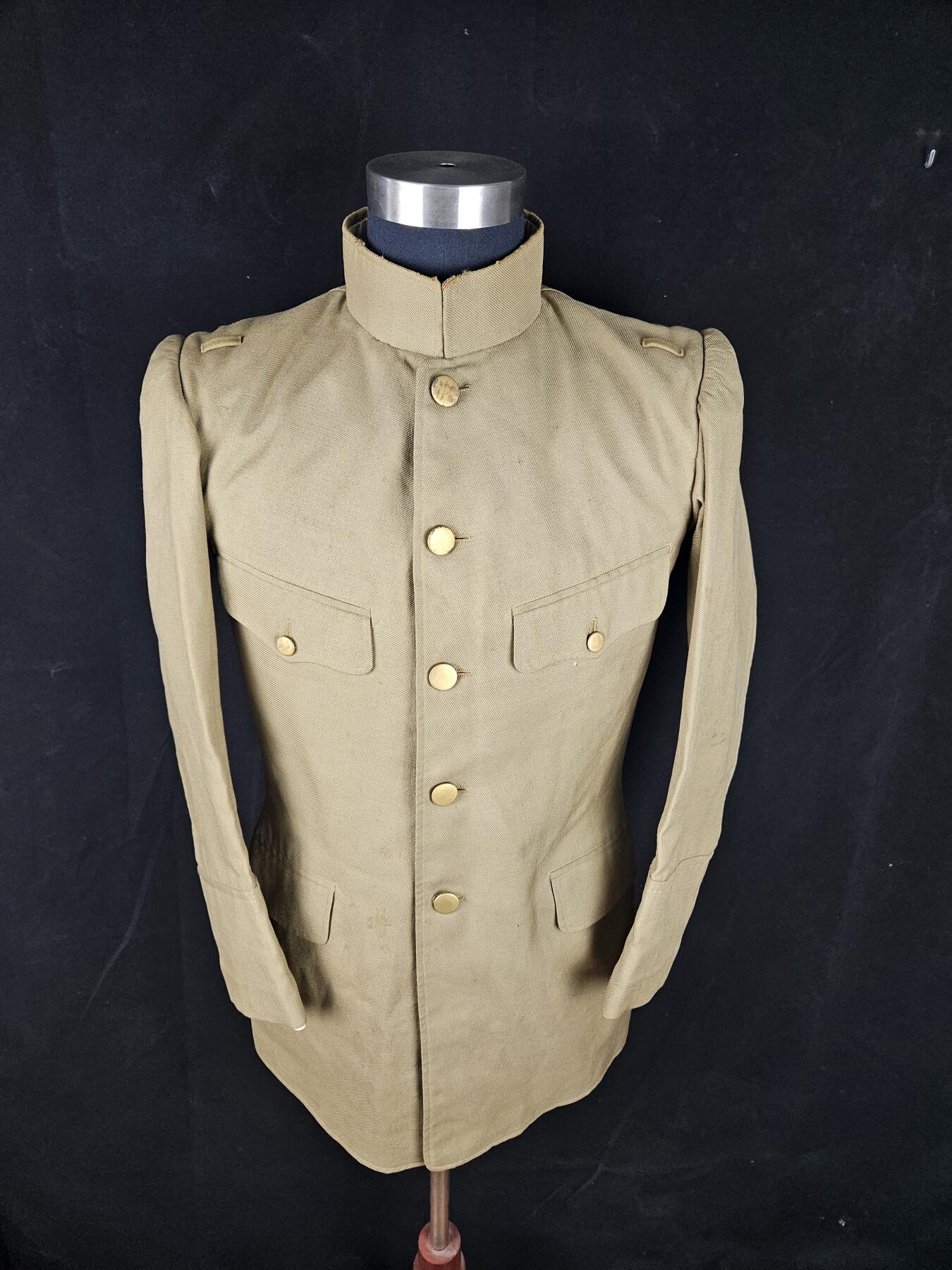 0元起拍勋章 第342期 咸鱼国勋章拍卖专场 3月29日（周日）下午6：00开始 苏联西伯利亚囚服 改四五将官上衣夏服 领围39 胸围95 衣长76 肩宽42 袖长57