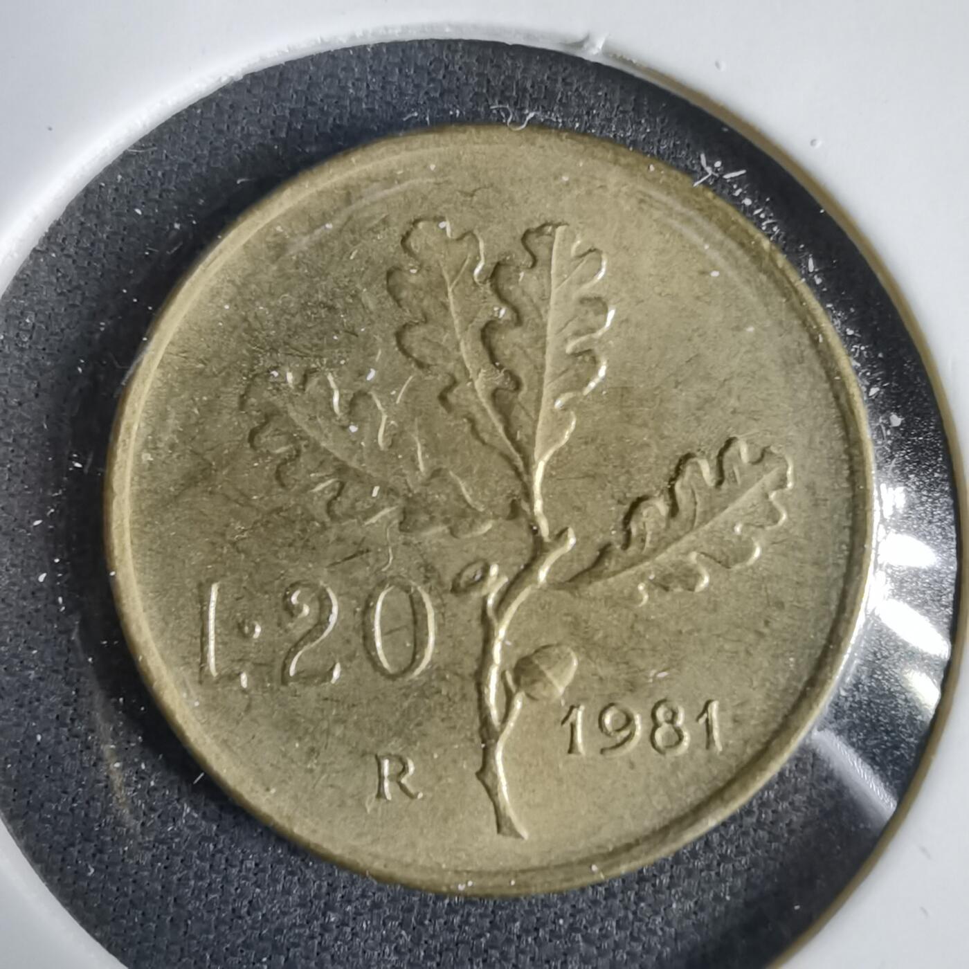 沼泽如烟--第1031场 意大利1981年20里拉