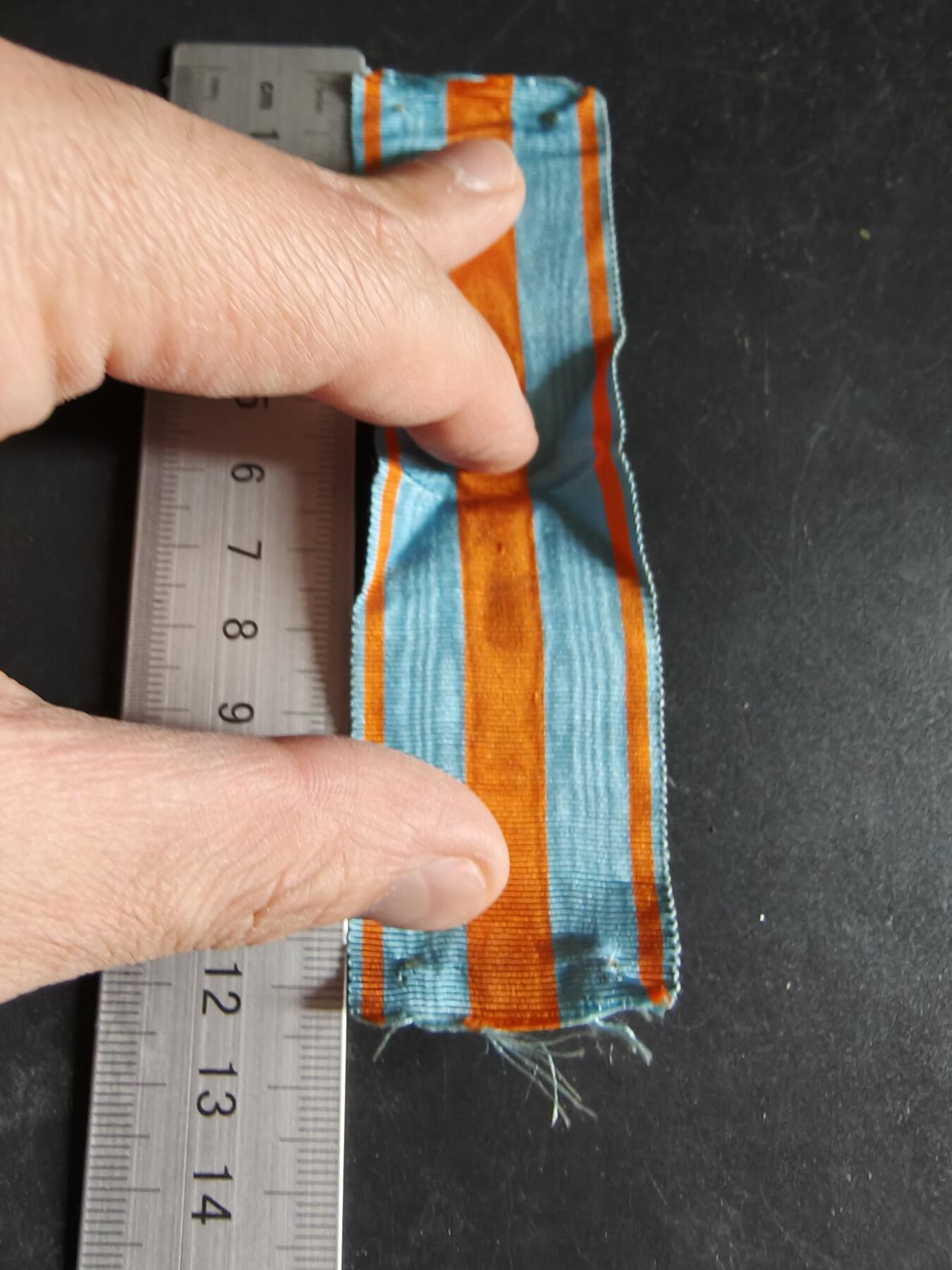 老王徽章第189期 法国社保奖章绶带    12.5cm