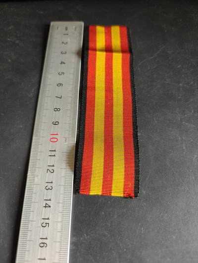 老王徽章第189期 - 加拿大消防员杰出服役奖章绶带      13.5cm