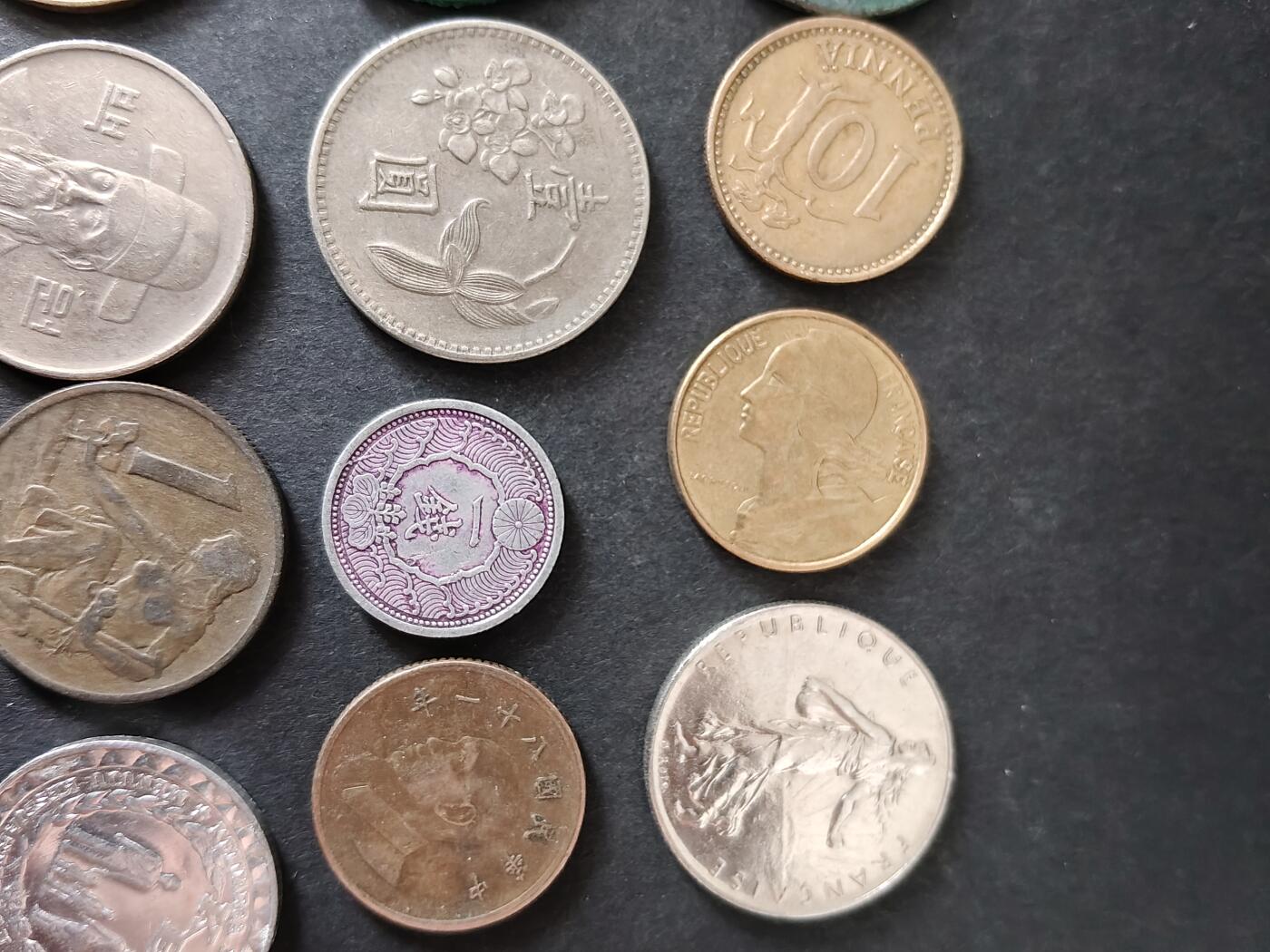 猩哥外币小铺➨【第225场】 硬币16个