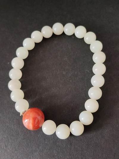 猩哥外币小铺➨【第225场】 - 和田玉手串，卡8