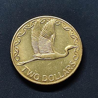 【全场包邮】纯粹捡漏拍514场 - 新西兰1999年2元大蓝鹭