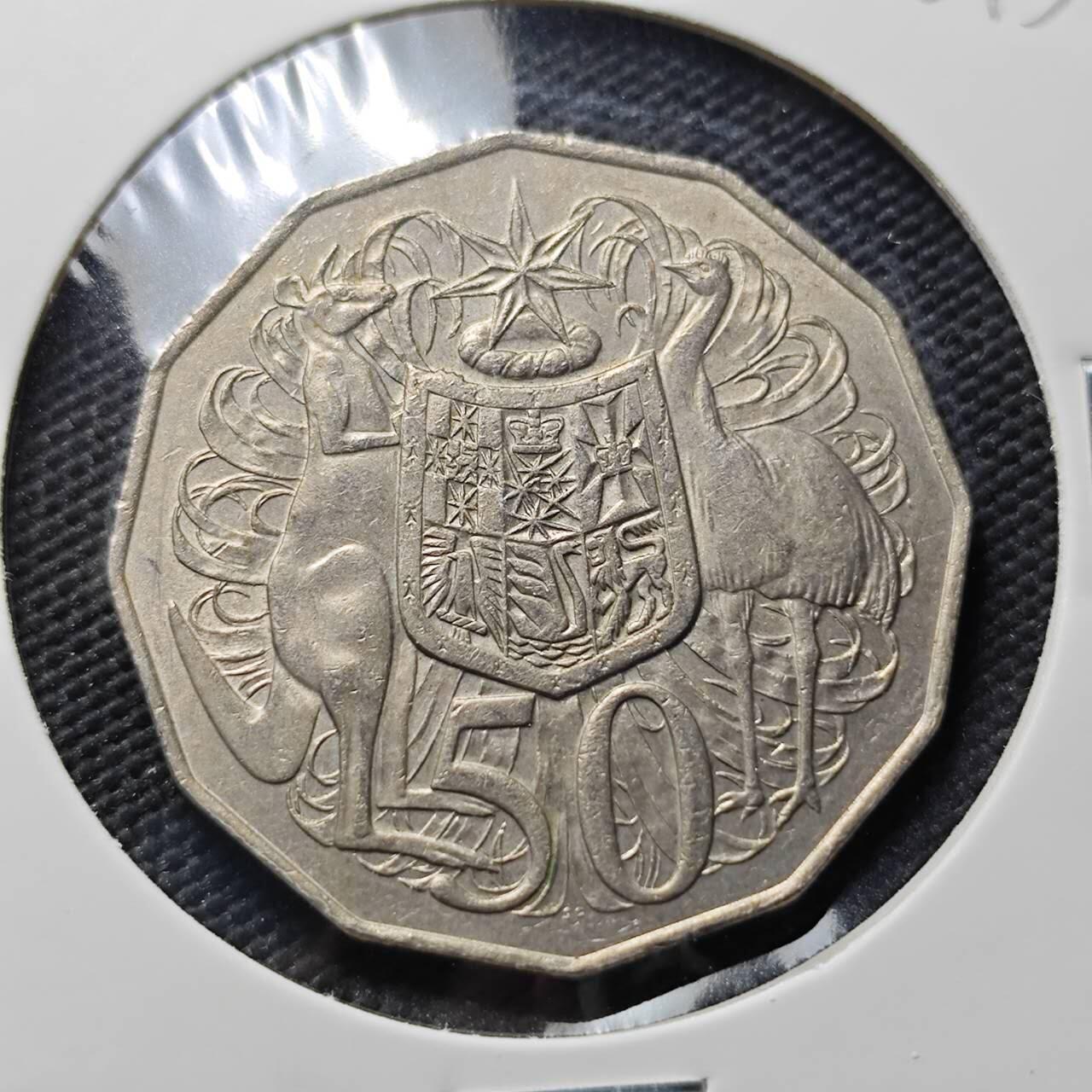 KK钱币收藏小铺  第406期 2月预留时间 周末发货  澳大利亚50分