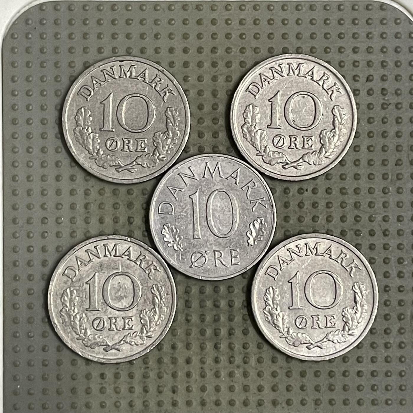 2026年第38场各国散币拍卖（总第188场） 丹麦10欧尔5枚