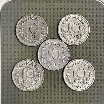 2026年第38场各国散币拍卖（总第188场） - 丹麦10欧尔5枚