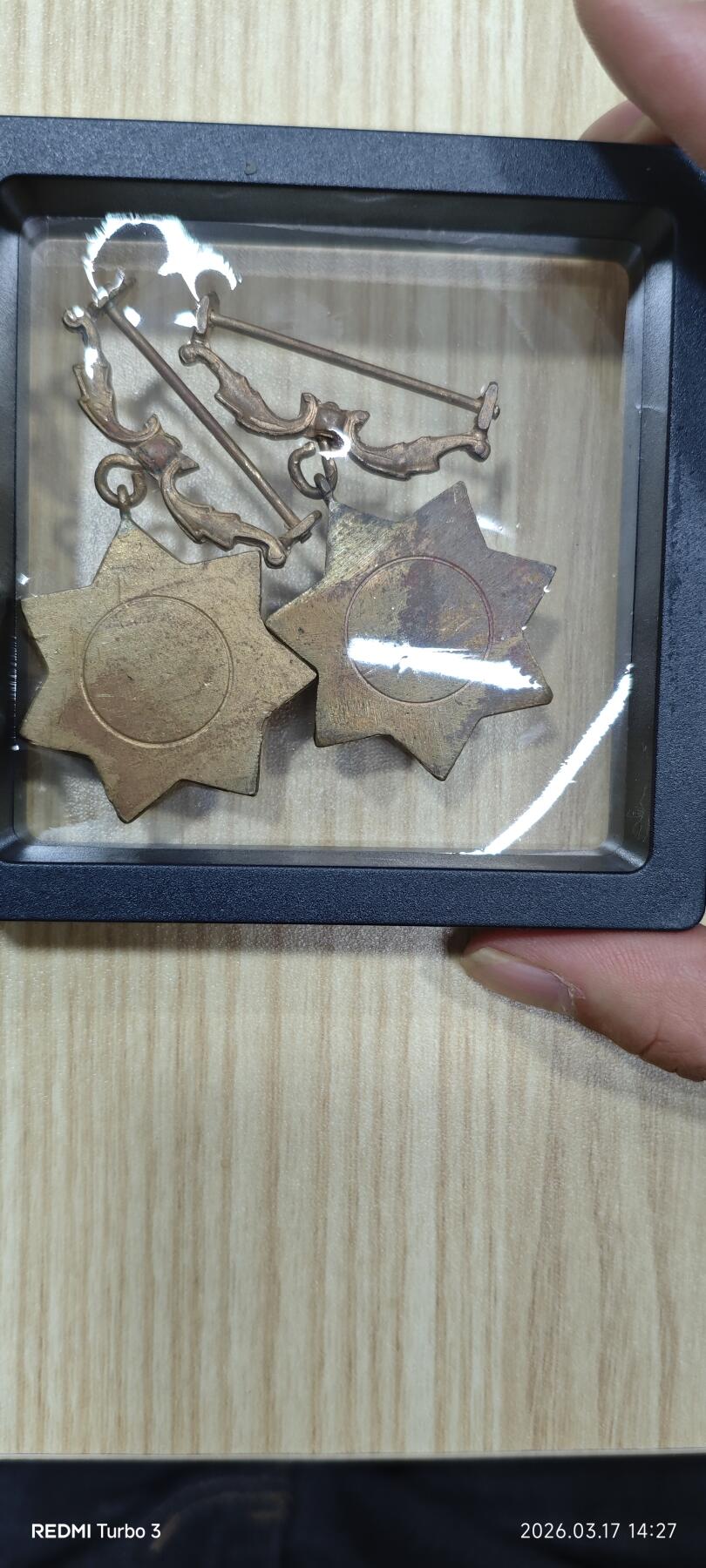 徽章两枚，请您自鉴