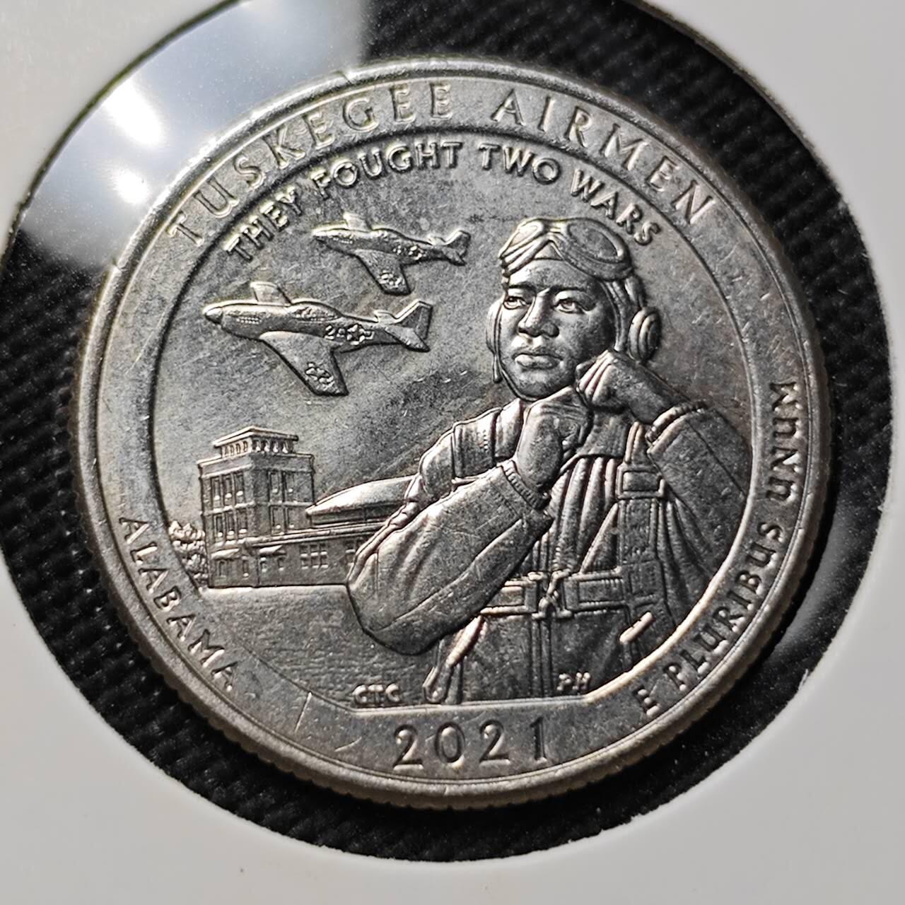 KK钱币收藏小铺  第406期 2月预留时间 周末发货  2021美国25分纪念币