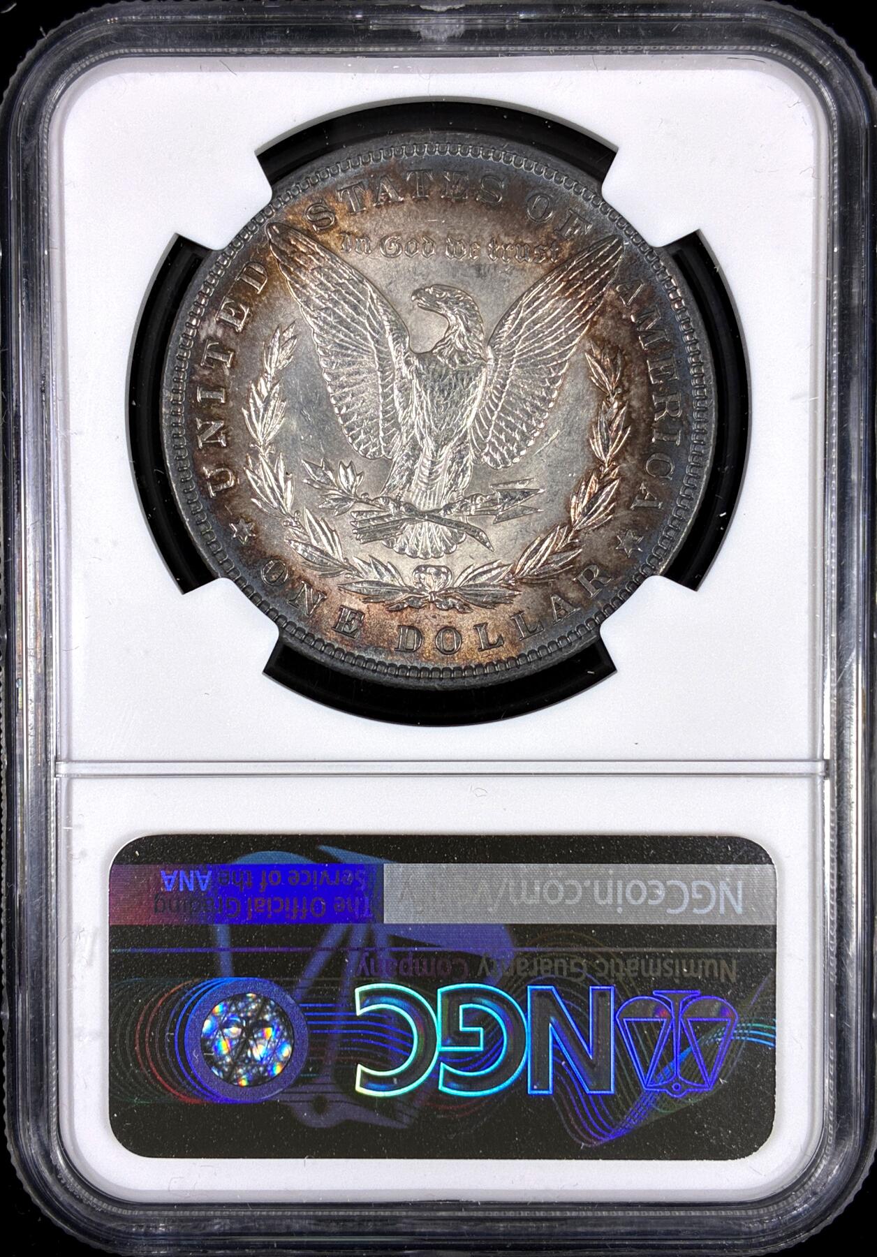 【雨安】【直播拍卖】【第0130期-评级币章】2026-03-28 周六 19:30 (金价981.33, 银价17.11) [评级美洲] USA 美国 1美元 (1878-1921) 摩根 1896年  NGC-UNC