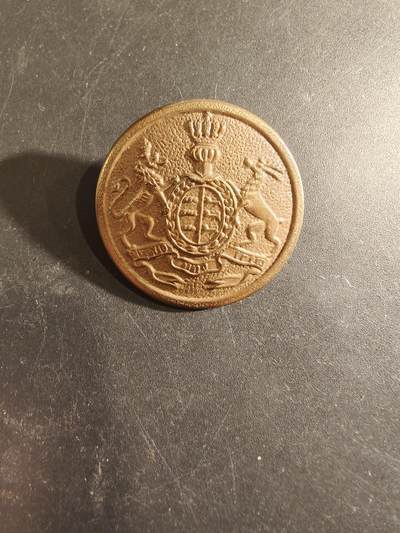 老王徽章第189期 - 德国一战符腾堡王国士官制服铜扣    30mm