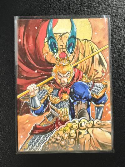 天玑星卡拍第182期《3.30周一截拍》持续收拍收评中 满赠卡需备注 - 【手绘卡】Rubick 齐天大圣 手绘卡