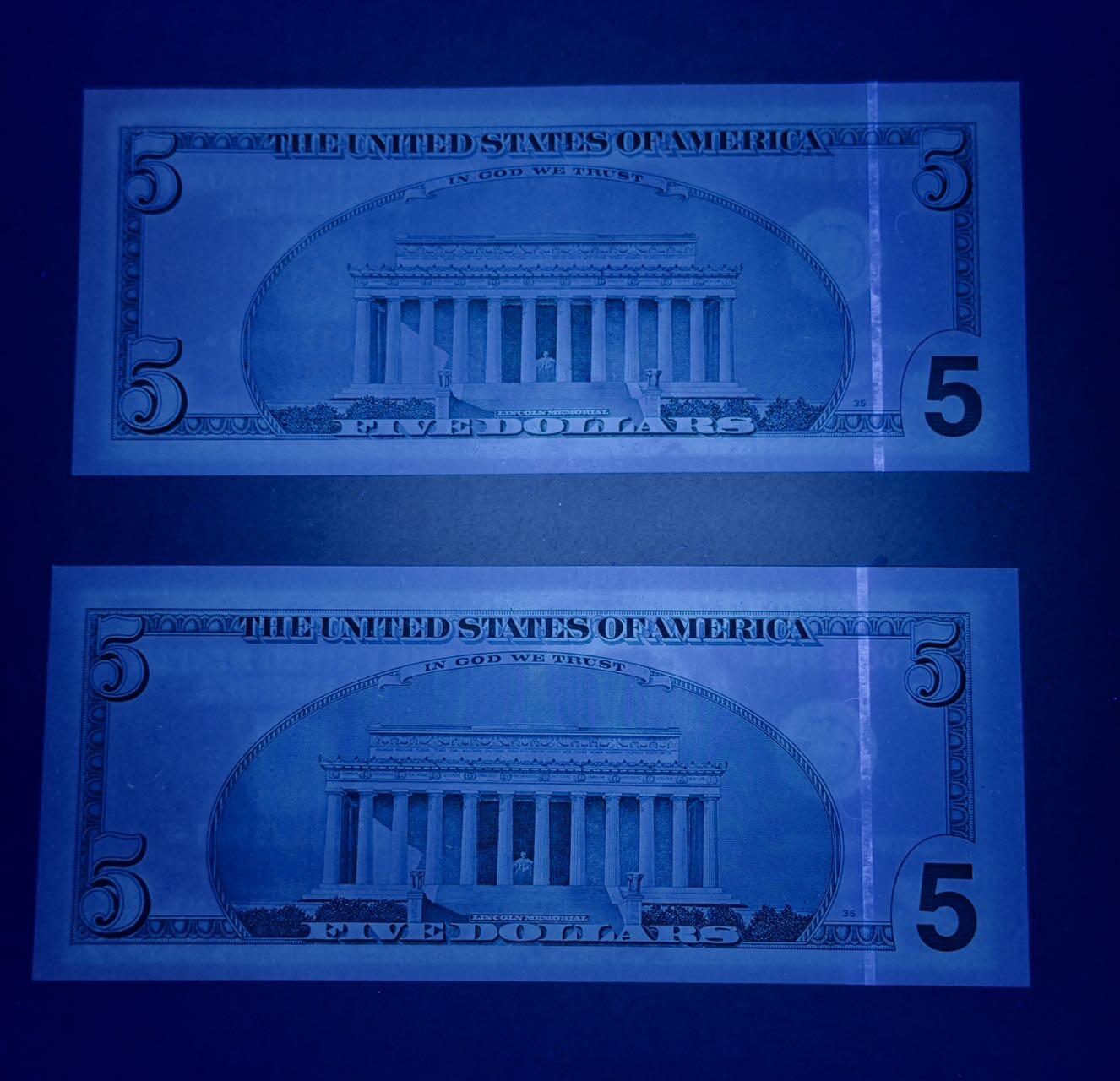 【礼羽收藏】🌏世界钱币拍卖第130期 03年黑白大头5美元补号连号全新unc品相