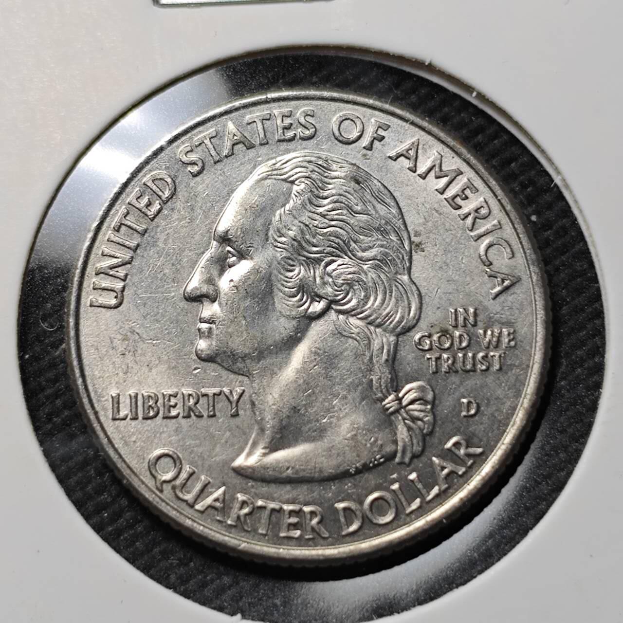 KK钱币收藏小铺  第406期 2月预留时间 周末发货  2009美国25分纪念币