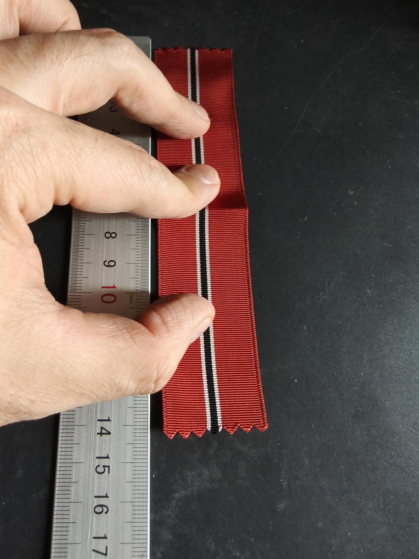 老王徽章第189期 德三冻肉奖章绶带     14.5cm