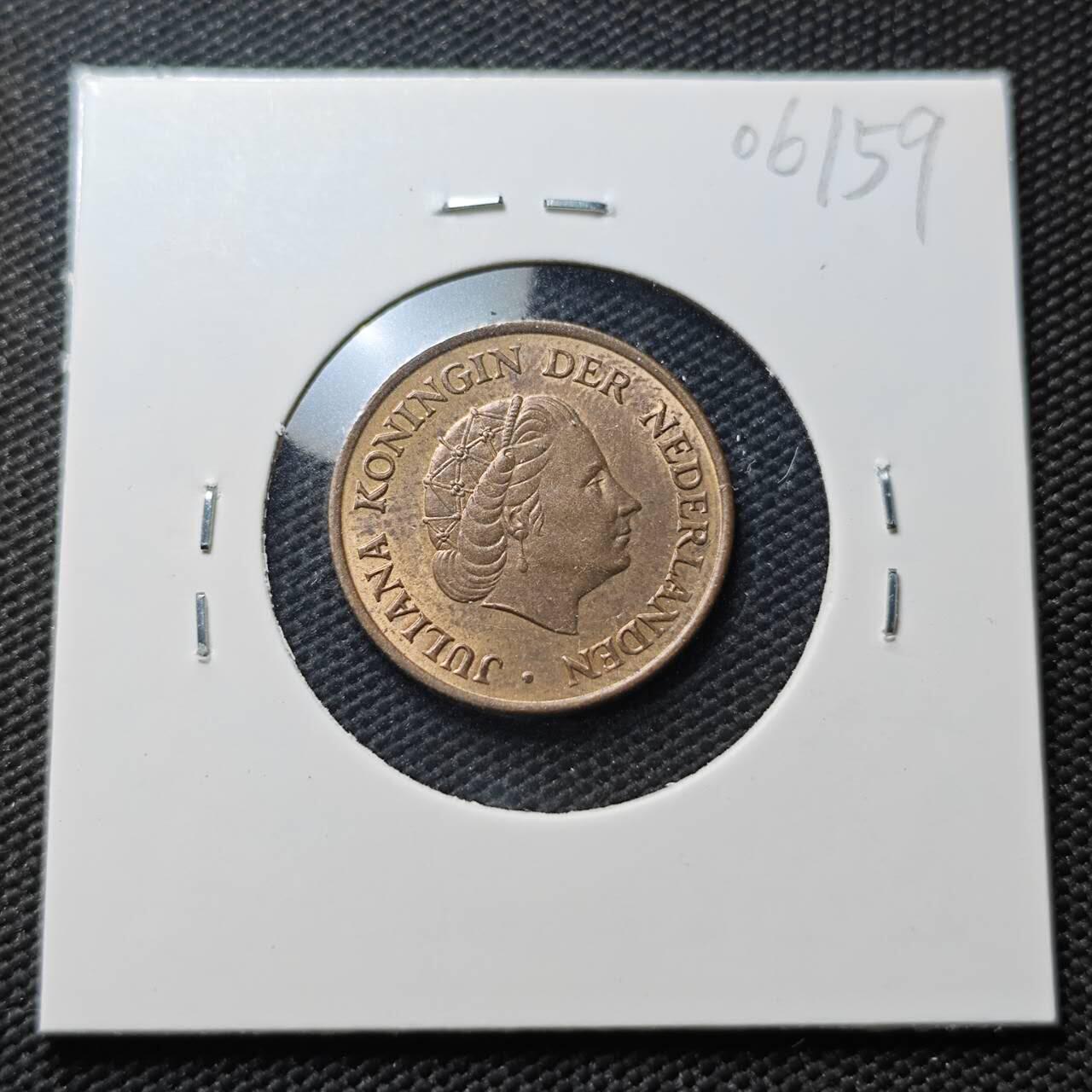 KK钱币收藏小铺  第406期 2月预留时间 周末发货  1970荷兰5分铜币