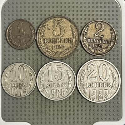 2026年第38场各国散币拍卖（总第188场） - 苏联6枚