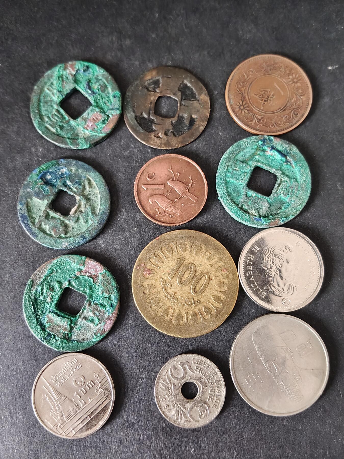 猩哥外币小铺➨【第225场】 硬币12个