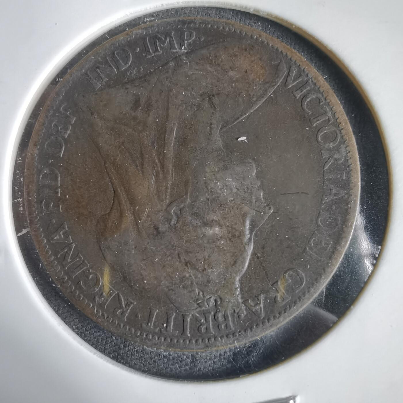 沼泽如烟--第1031场 英国1897年1便士