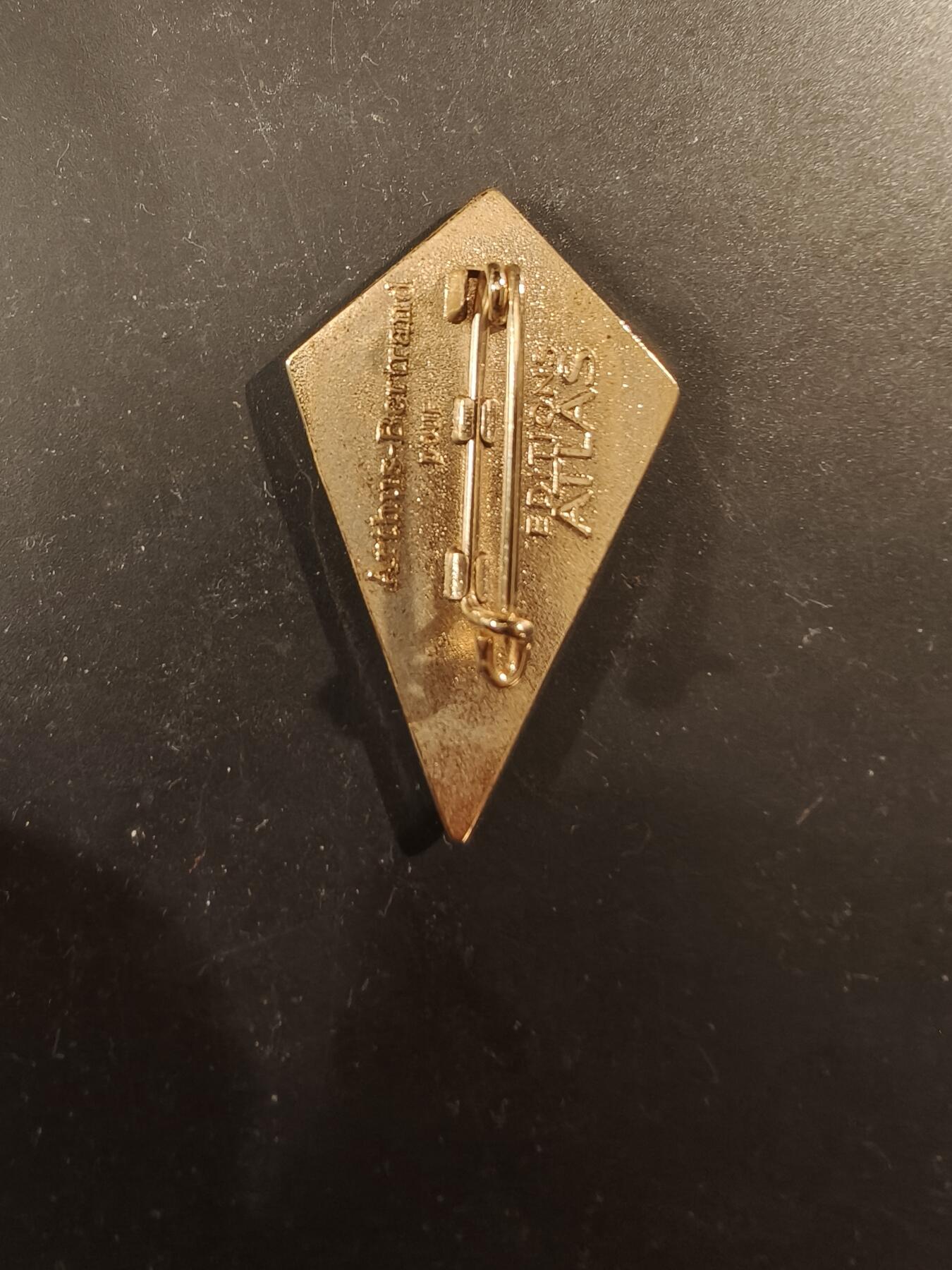 老王徽章第189期 法国陆军第27山地步兵师证章       该部队驻扎在格勒诺布尔，专注于高海拔、寒冷天气和山地作战。 