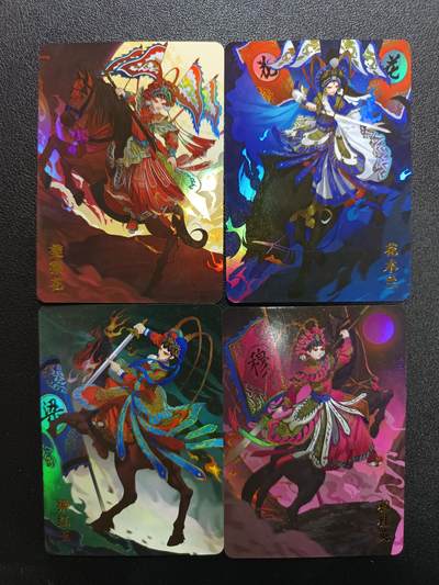 天玑星卡拍第181期《3.26周四截拍》持续收拍收评中 满赠卡需备注 - 宁缺卡牌 四大巾帼 彩闪 四张