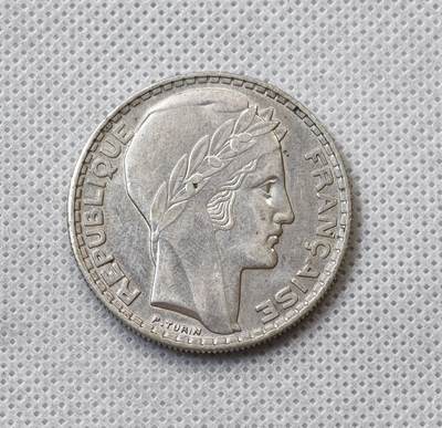 甄臻铺-世界币章拍卖（第56期），送拍享返佣金等优惠多多 - 1933 法国谷物女神 20法郎