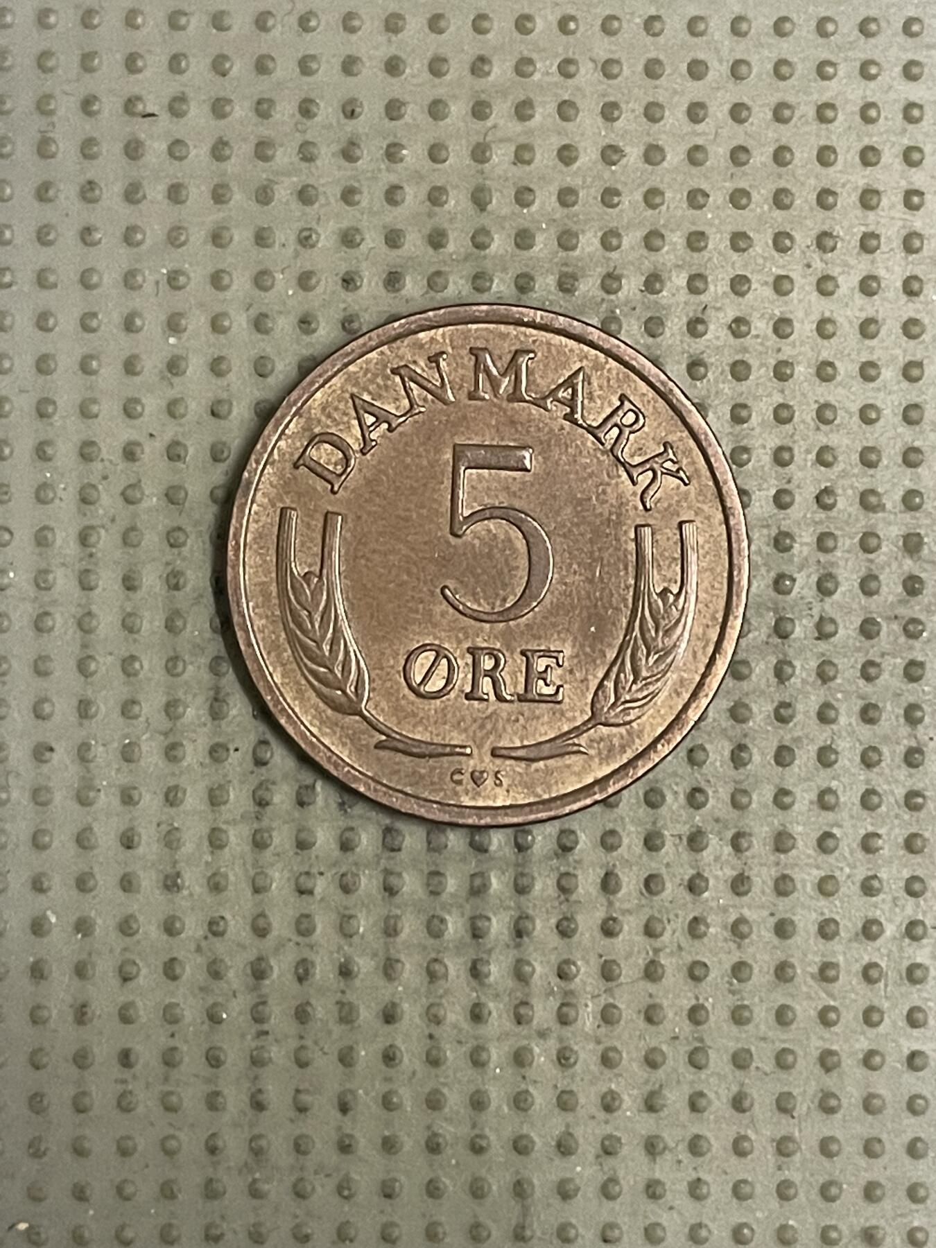 2026年第38场各国散币拍卖（总第188场） 丹麦1968年5欧尔