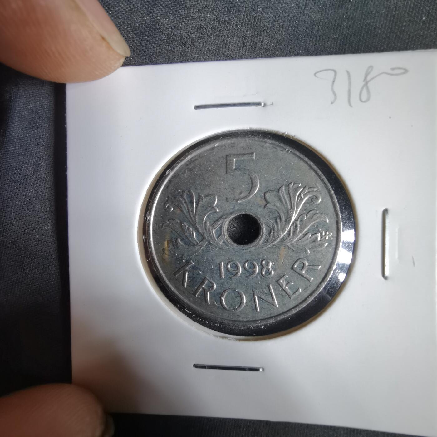 沼泽如烟--第1031场 挪威1998年5克朗