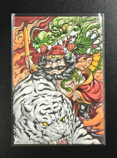 天玑星卡拍第182期《3.30周一截拍》持续收拍收评中 满赠卡需备注 - 【手绘卡】Rubick 钟馗 手绘卡