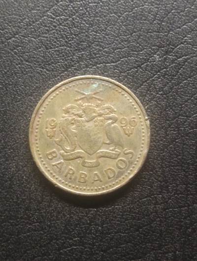 荟藏特别场次第十二期——“社长的硬币堆” - 巴巴多斯1996年25分 巴巴多斯元币值是美元一半
