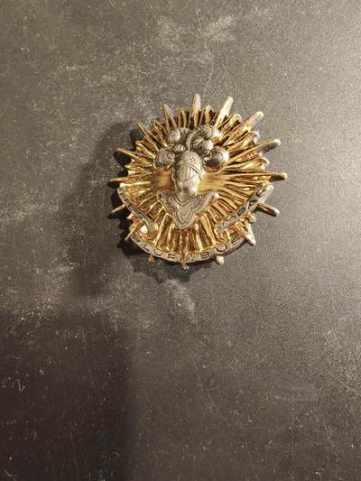 老王徽章第189期 - 法国陆军第2胸甲骑兵团证章    该团起源于1635年，拥有悠久的历史