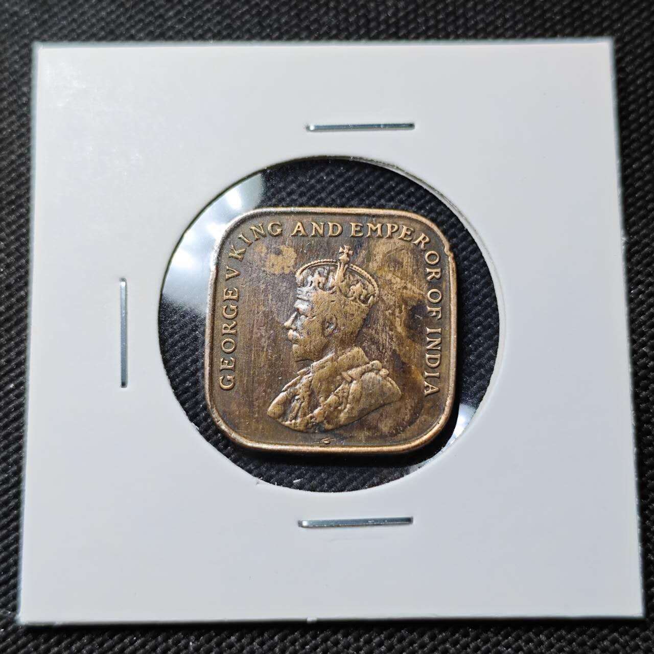 KK钱币收藏小铺  第406期 2月预留时间 周末发货  1919马来亚1分铜币