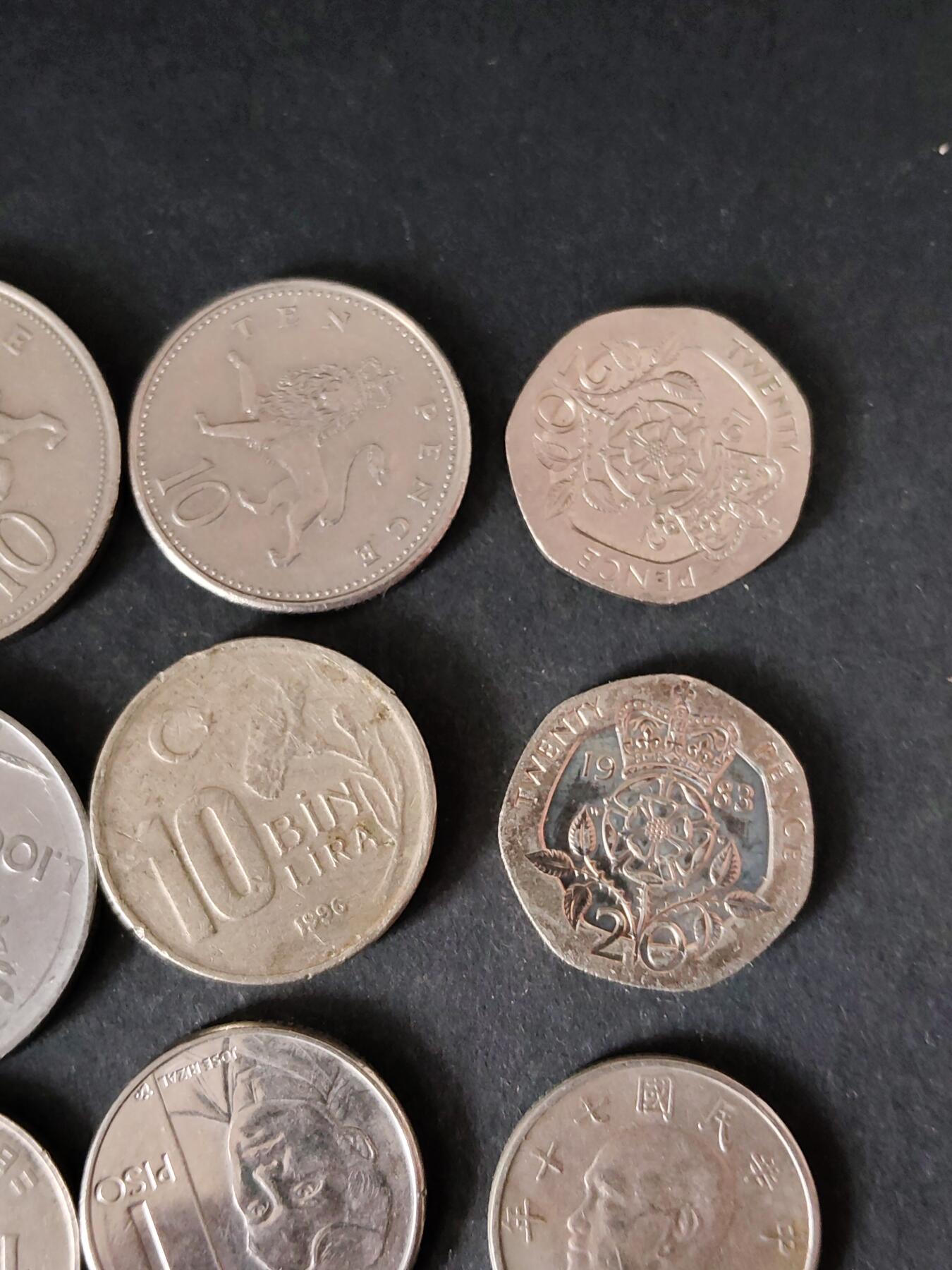 猩哥外币小铺➨【第225场】 硬币9个