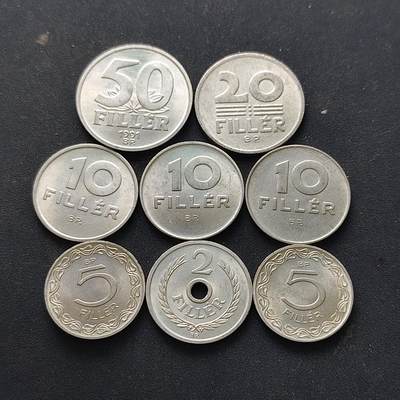 【全场包邮】纯粹捡漏拍514场 - 匈牙利各年份散币8枚一组