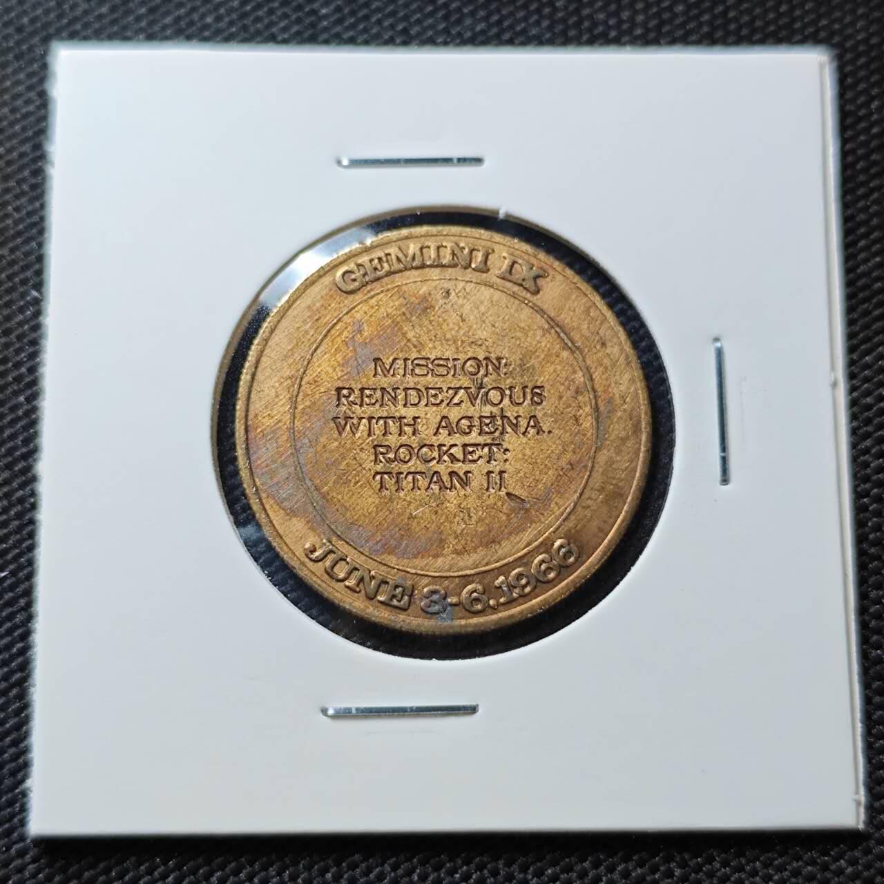 KK钱币收藏小铺  第407期 2月预留时间 周末发货  美国航天纪念铜章