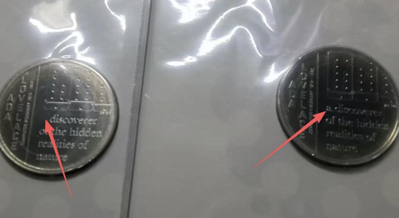 S&S Numismatic世界钱币-拍卖 第123期  稀少错版无A-英国2023年 数学家阿达洛芙莱斯 2英镑双色纪念币官方卡币