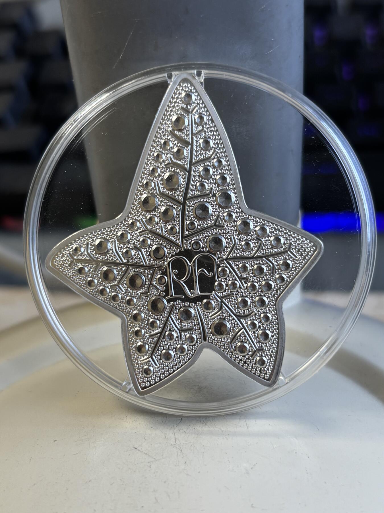 第194期拍卖 法国2008年宝诗龙 法兰西瑰宝 22.2g纪念银币， 900银 ，发行5000枚