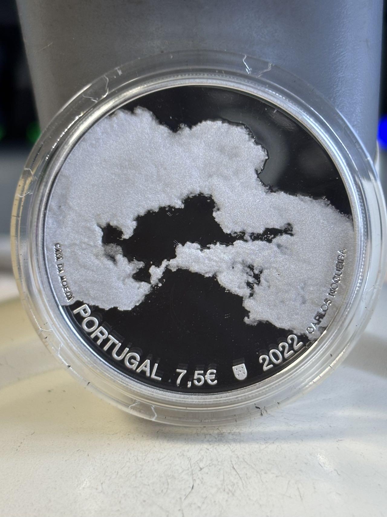 第195期拍卖 葡萄牙2022年何塞·萨拉马戈诞生百年精制纪念银币13.5克，925银，发行30000枚