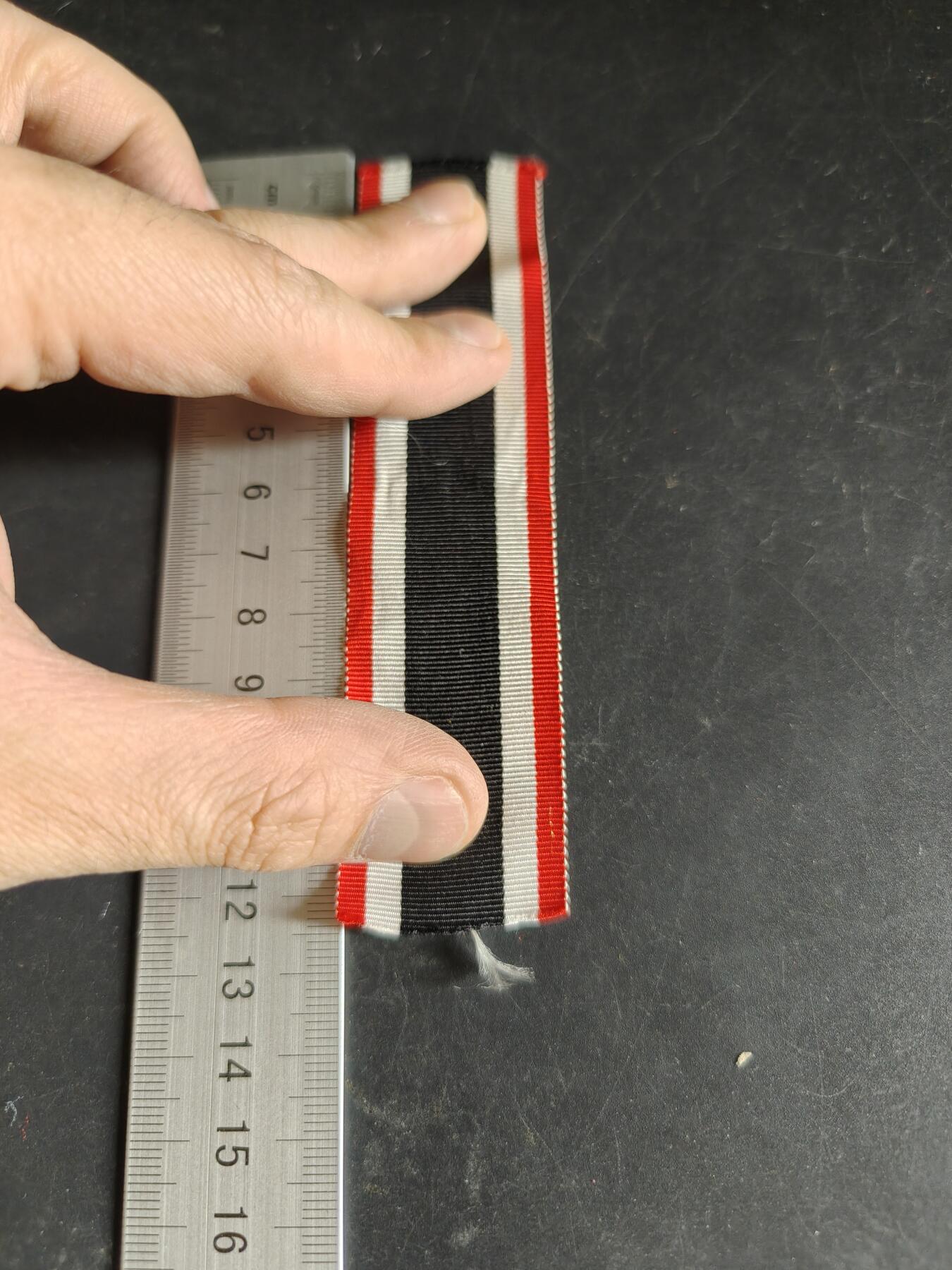 老王徽章第189期 德三战功十字奖章绶带      12.5cm