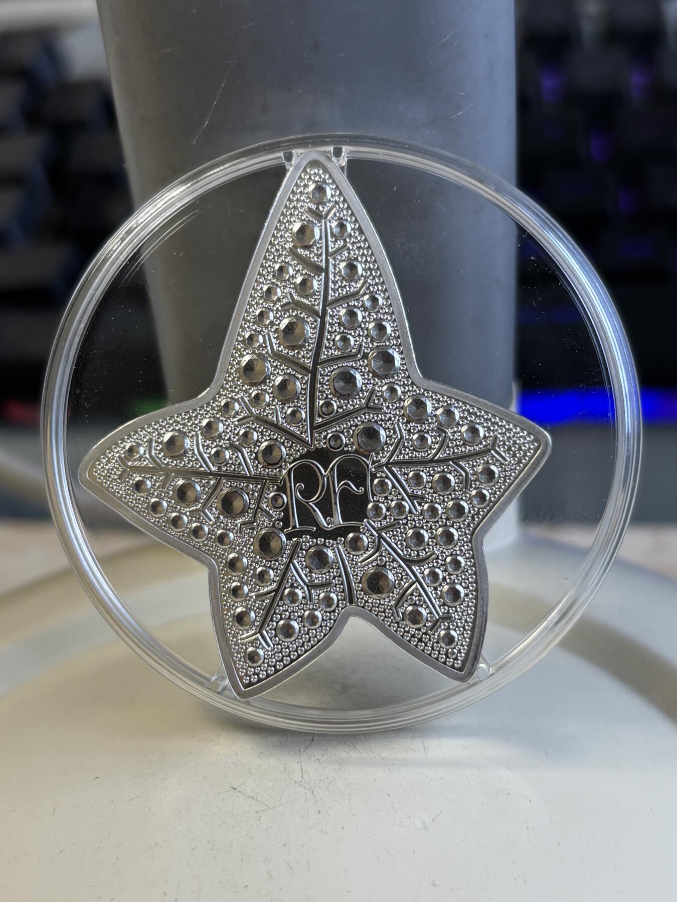 第194期拍卖 法国2008年宝诗龙 法兰西瑰宝 22.2g纪念银币， 900银 ，发行5000枚